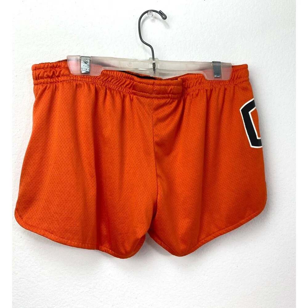 Womens Oregon State University Beavers Orange Shorts Small Sports Colosseum